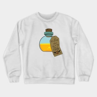 An elixir a day keeps the curse at bay Crewneck Sweatshirt